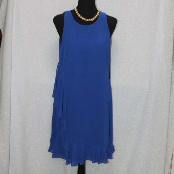 NWT Vince Camuto Royal Blue Sleeveless Dress - Picture 1 of 15
